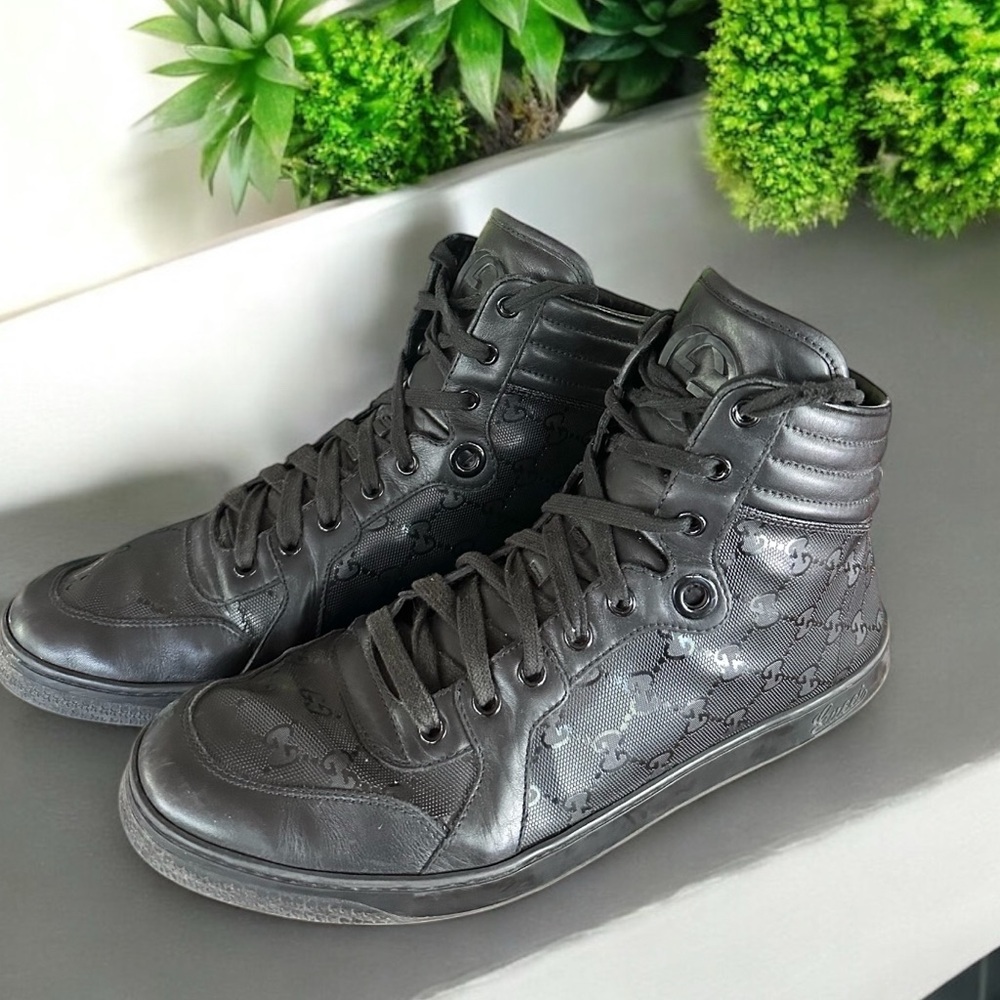 Gucci GG Monogram Men’s High Top Sneakers